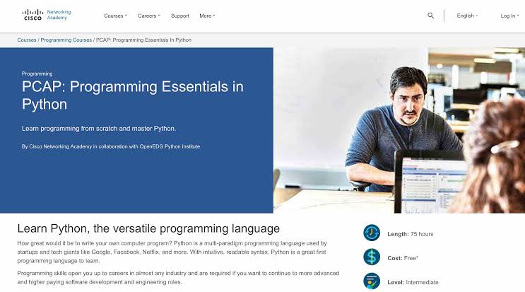 Programming Essentials in Python – Cisco Networking Academy